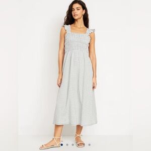 Old Navy Black and White Gingham Dress